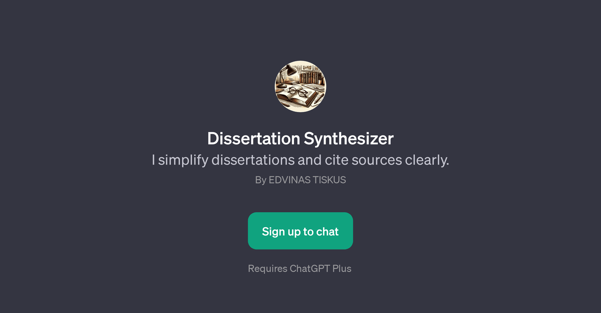 Dissertation Synthesizer