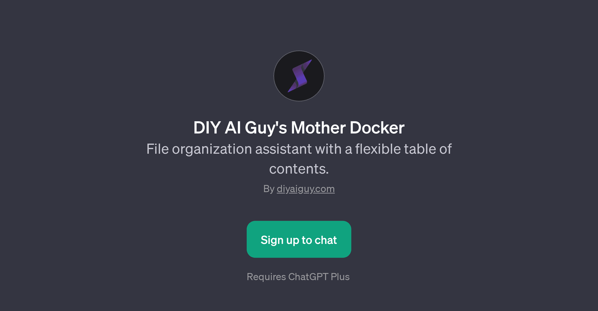 DIY AI Guy's Mother Docker