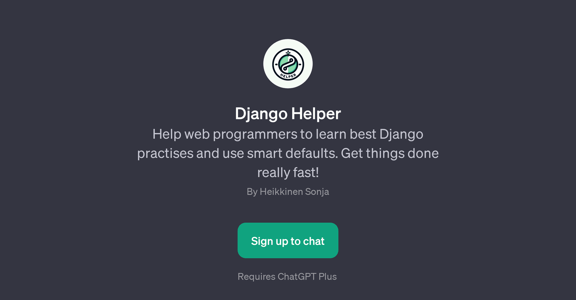 Django Helper