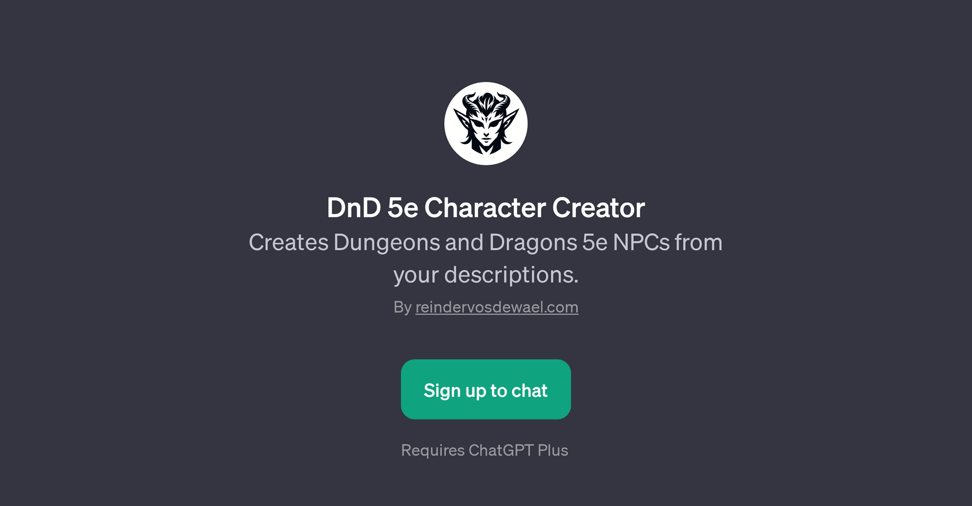 DnD 5e Character Creator