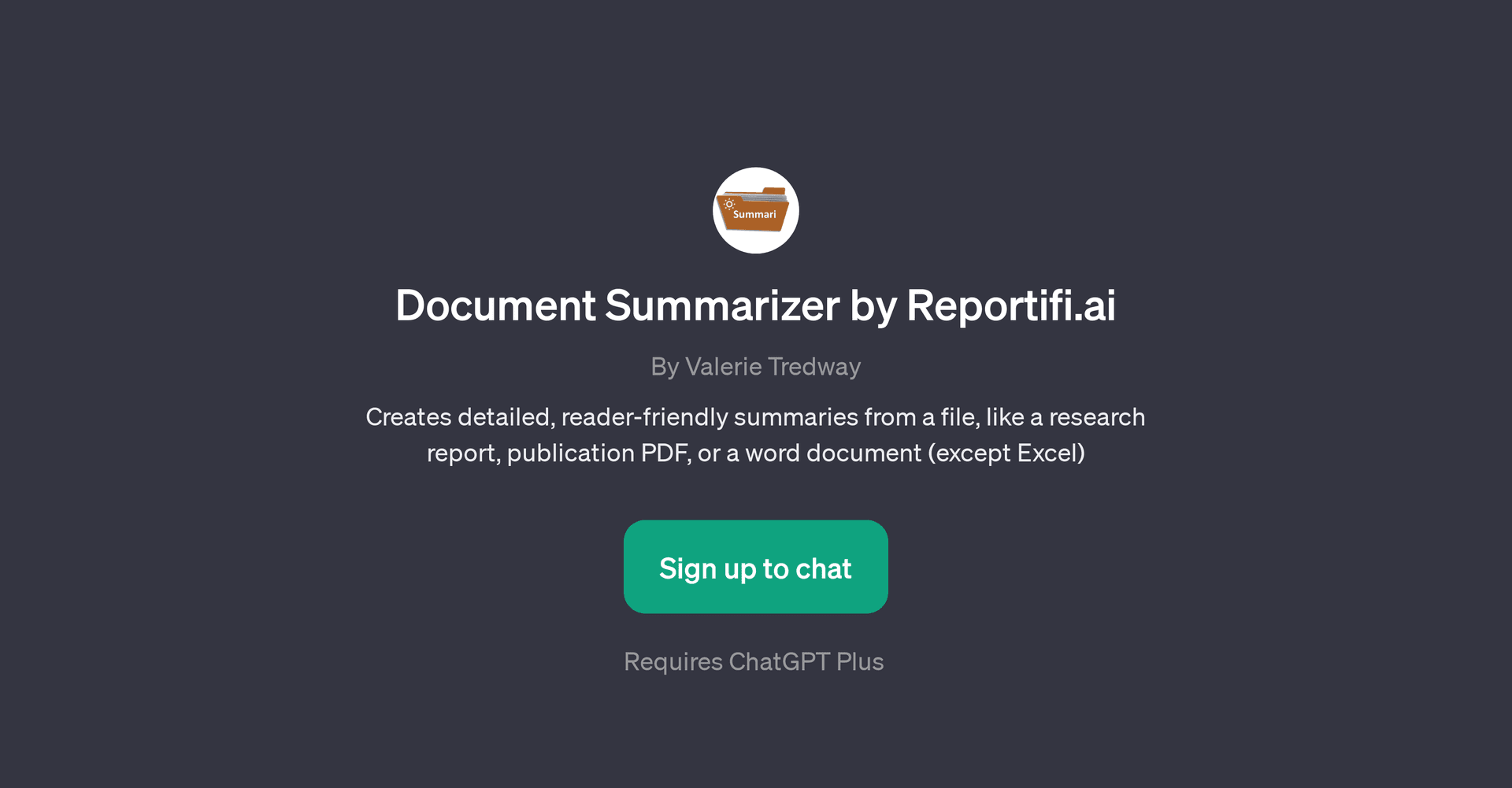 Document Summarizer by Reportifi.ai