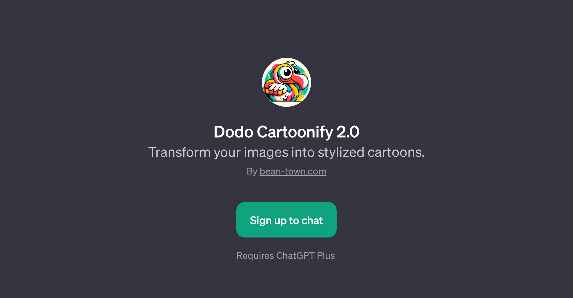Dodo Cartoonify 2.0