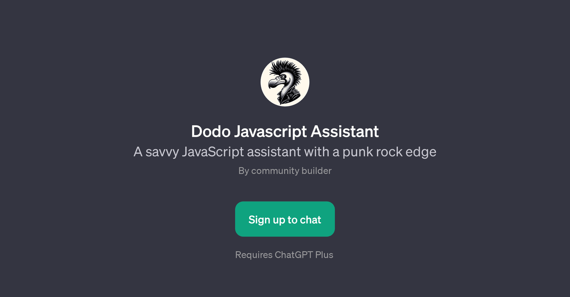 Dodo Javascript Assistant