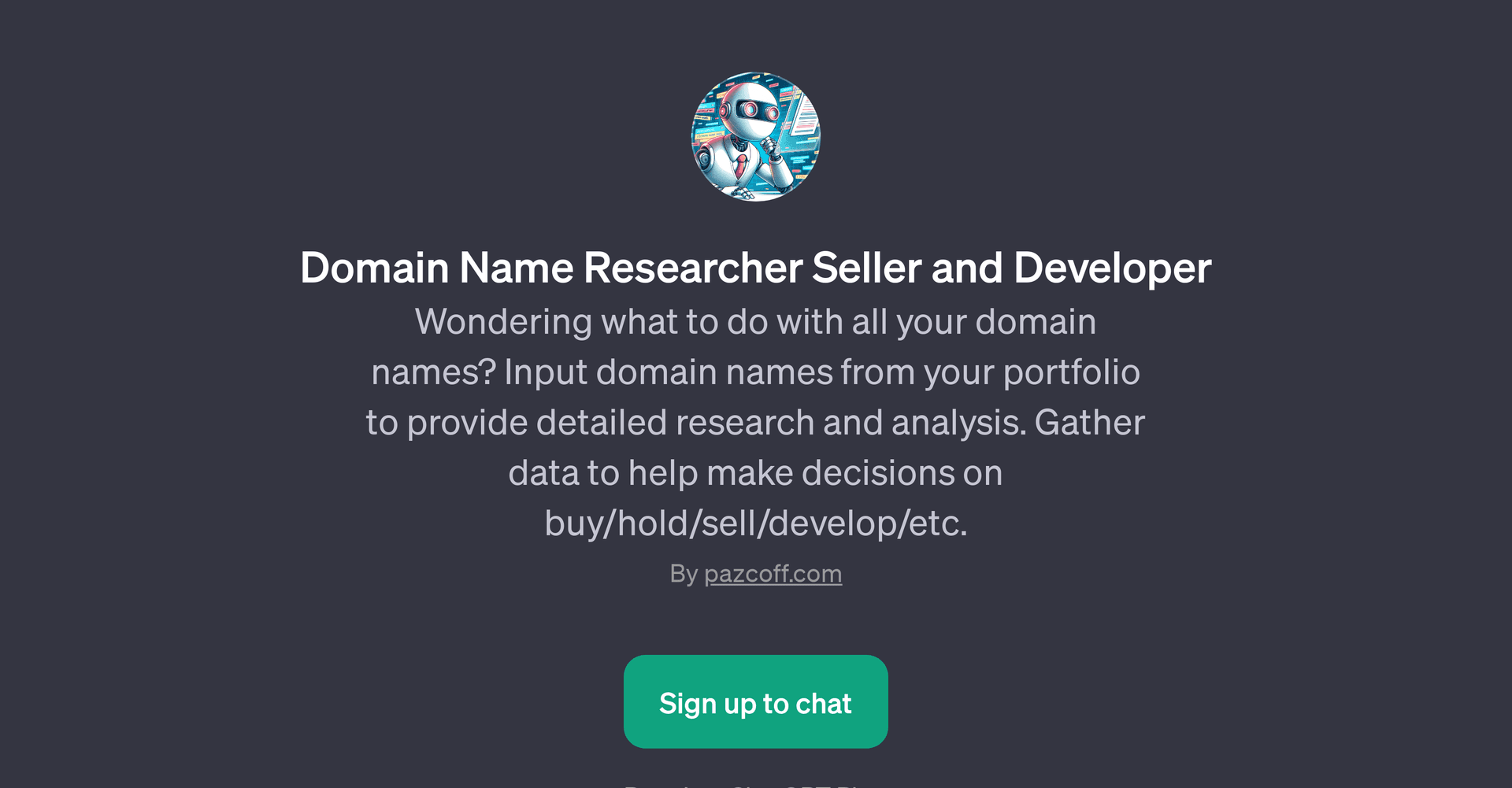 Domain Name Researcher Seller and Developer