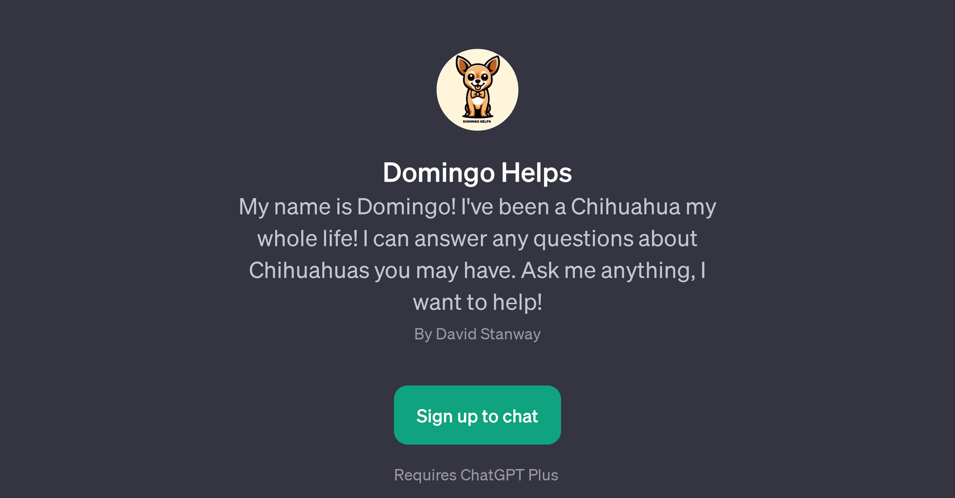 Domingo Helps