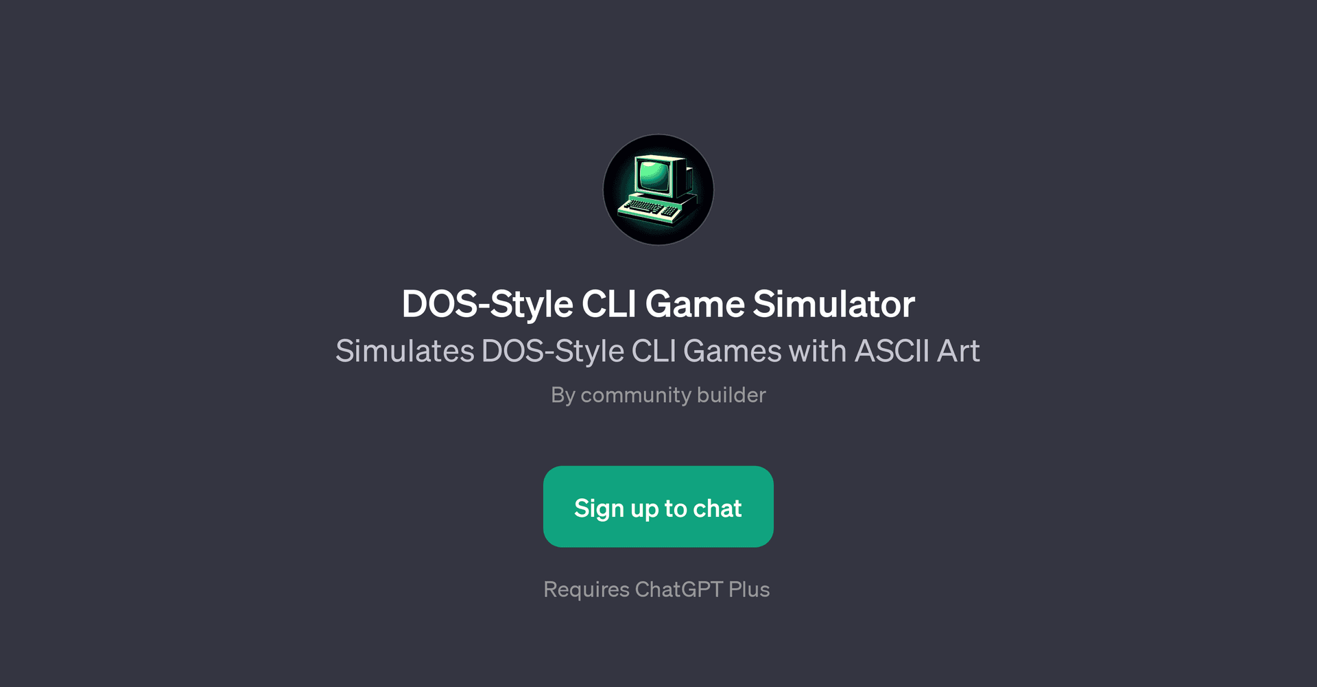 DOS-Style CLI Game Simulator