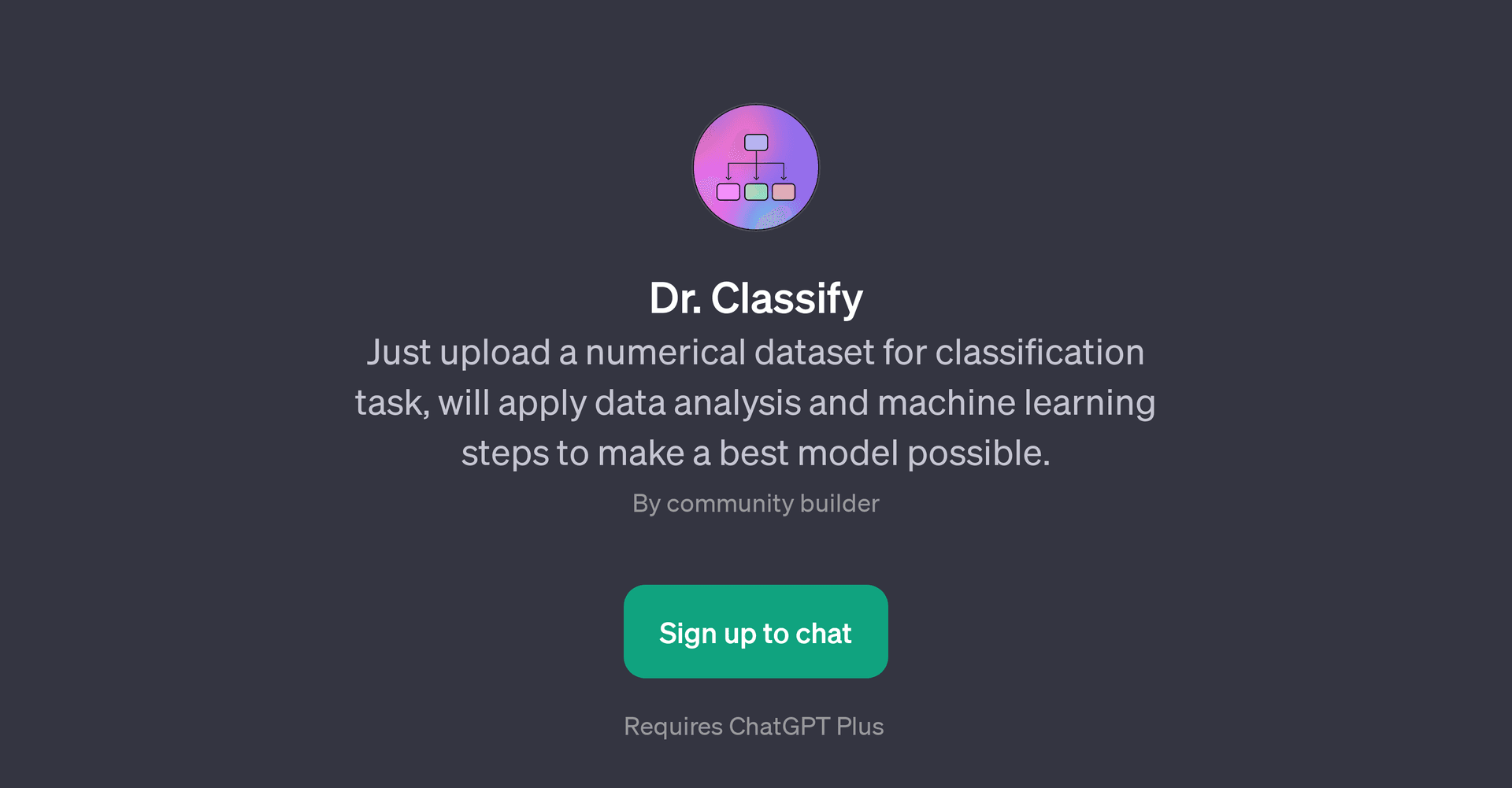 Dr. Classify GPT