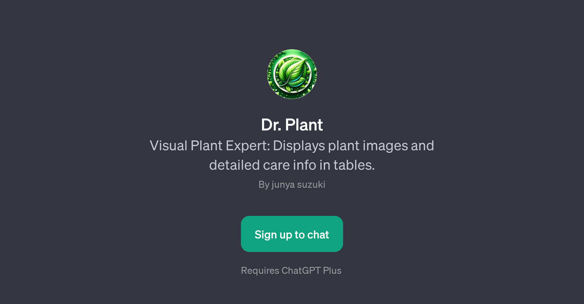 Dr. Plant