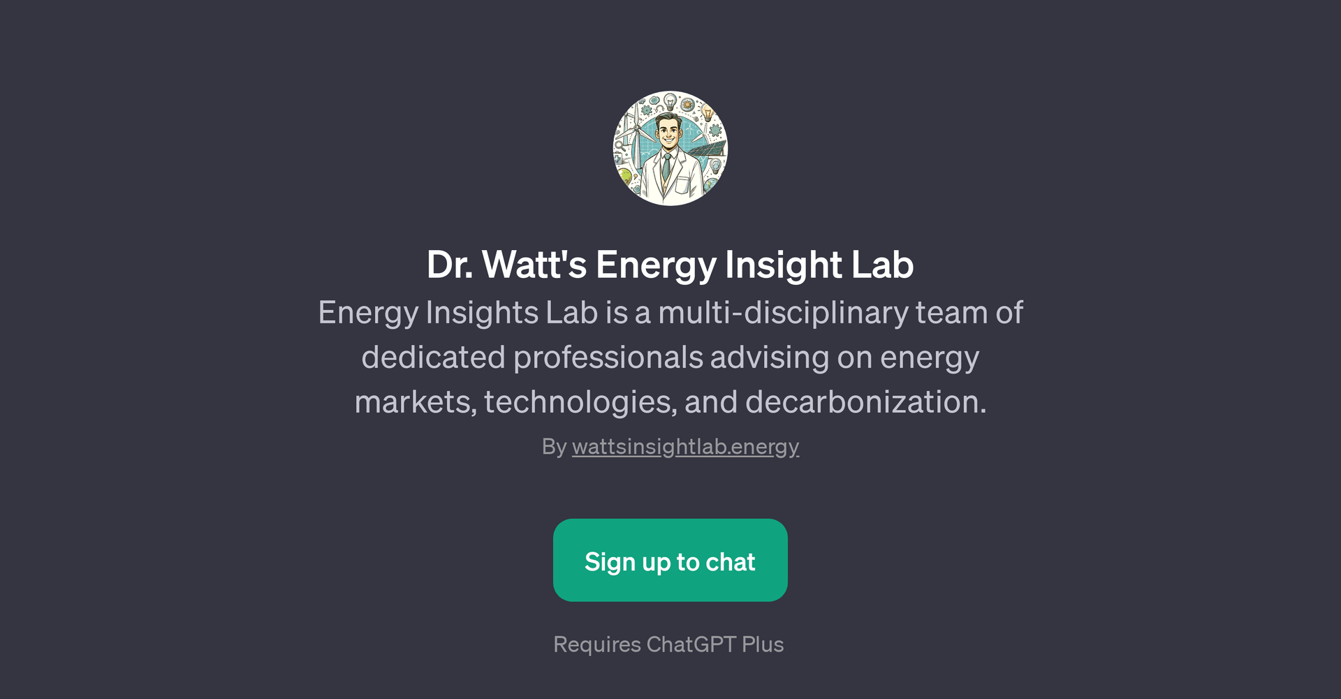Dr. Watt's Energy Insight Lab