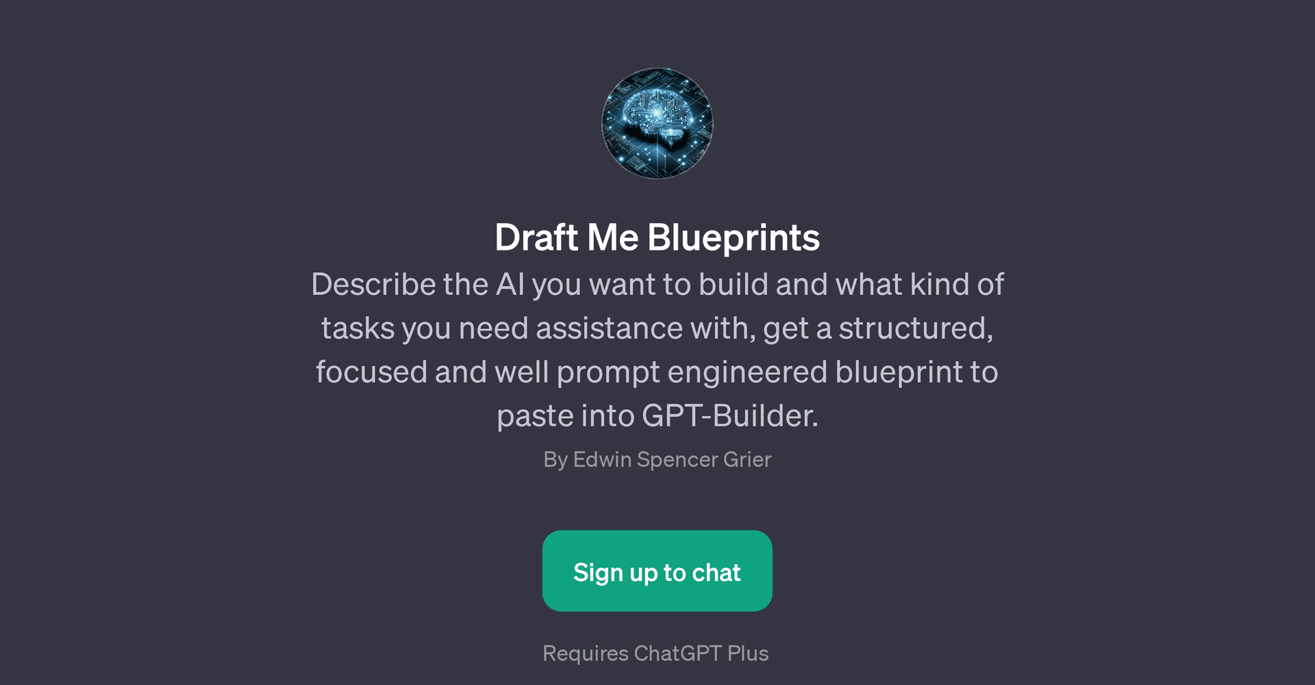 Draft Me Blueprints