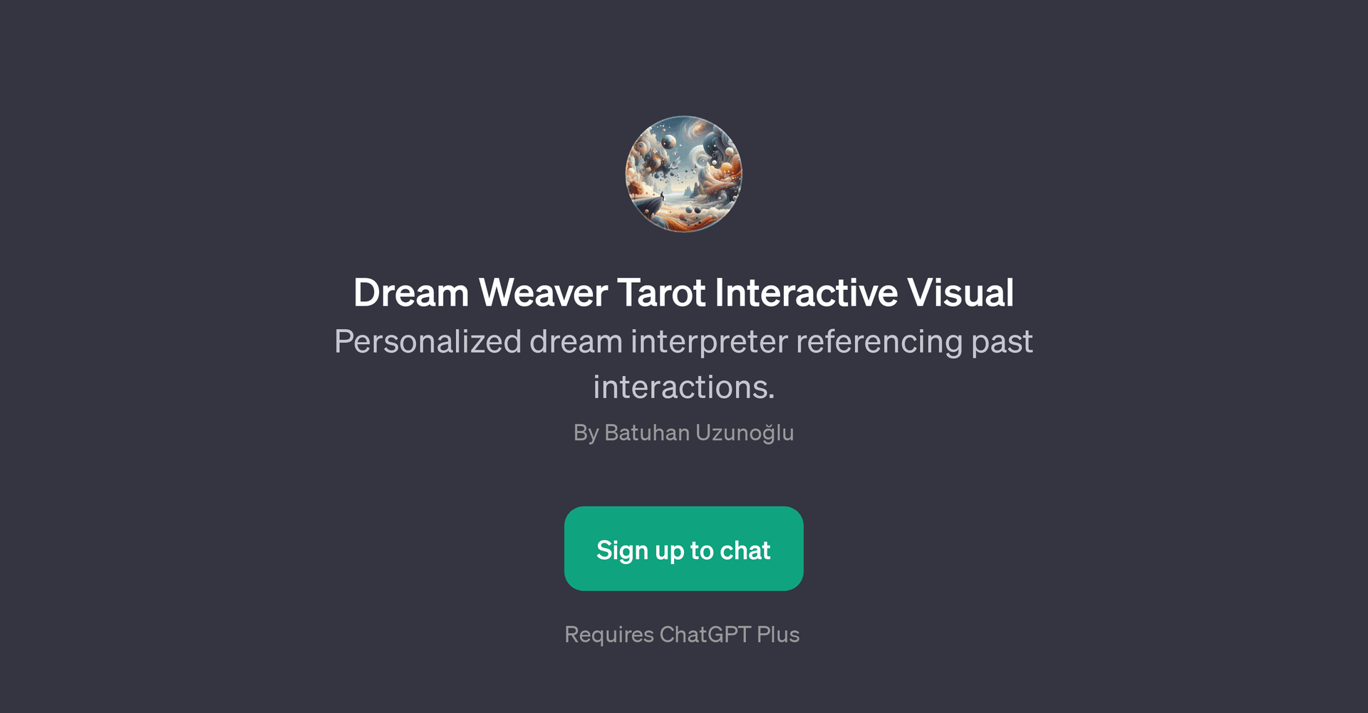 Dream Weaver Tarot Interactive Visual
