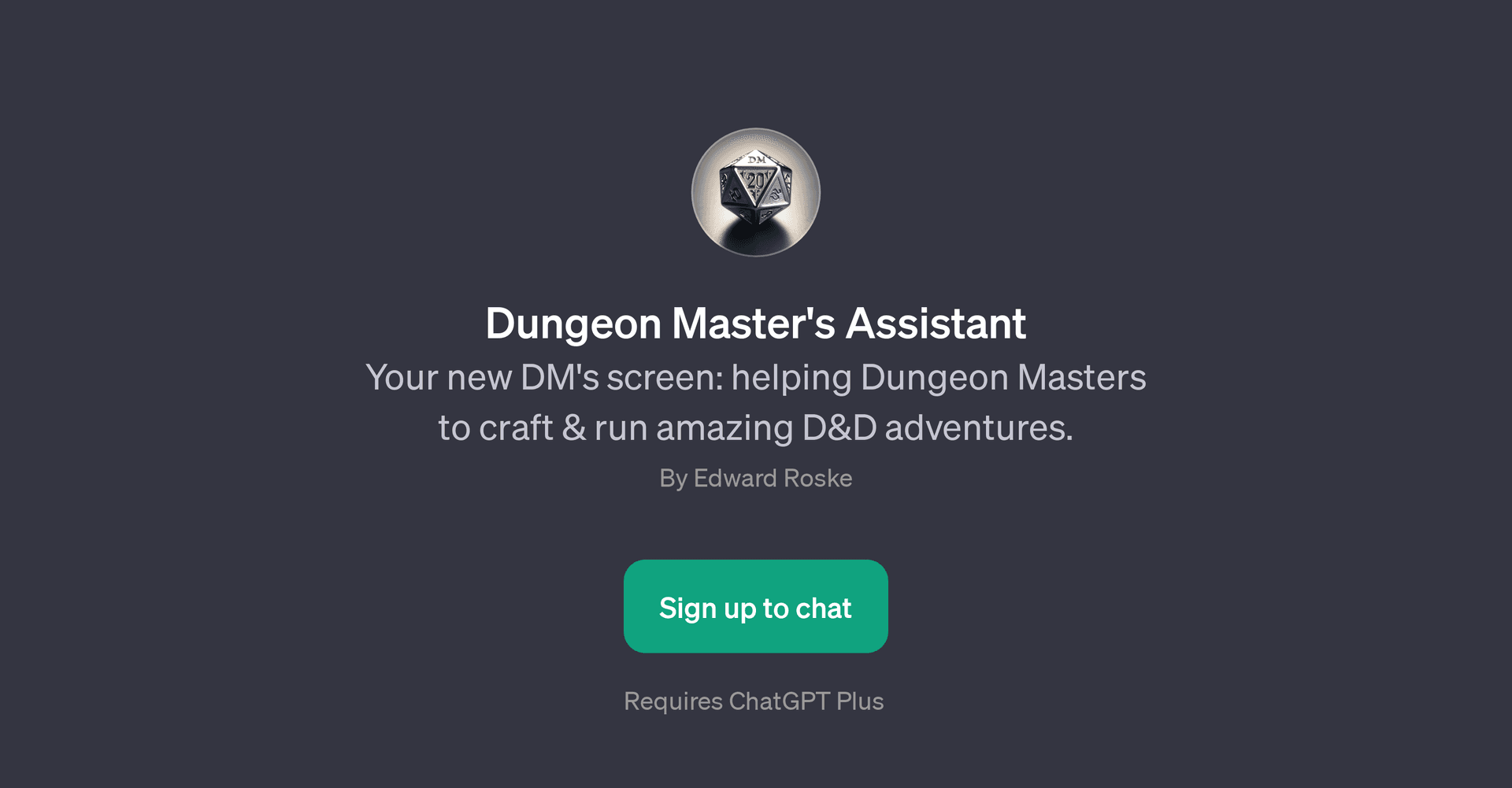 Dungeon Master's Assistant