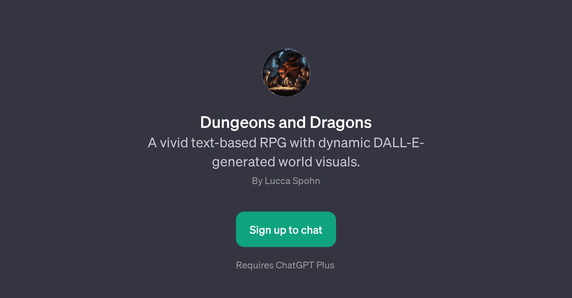 Dungeons and Dragons GPT