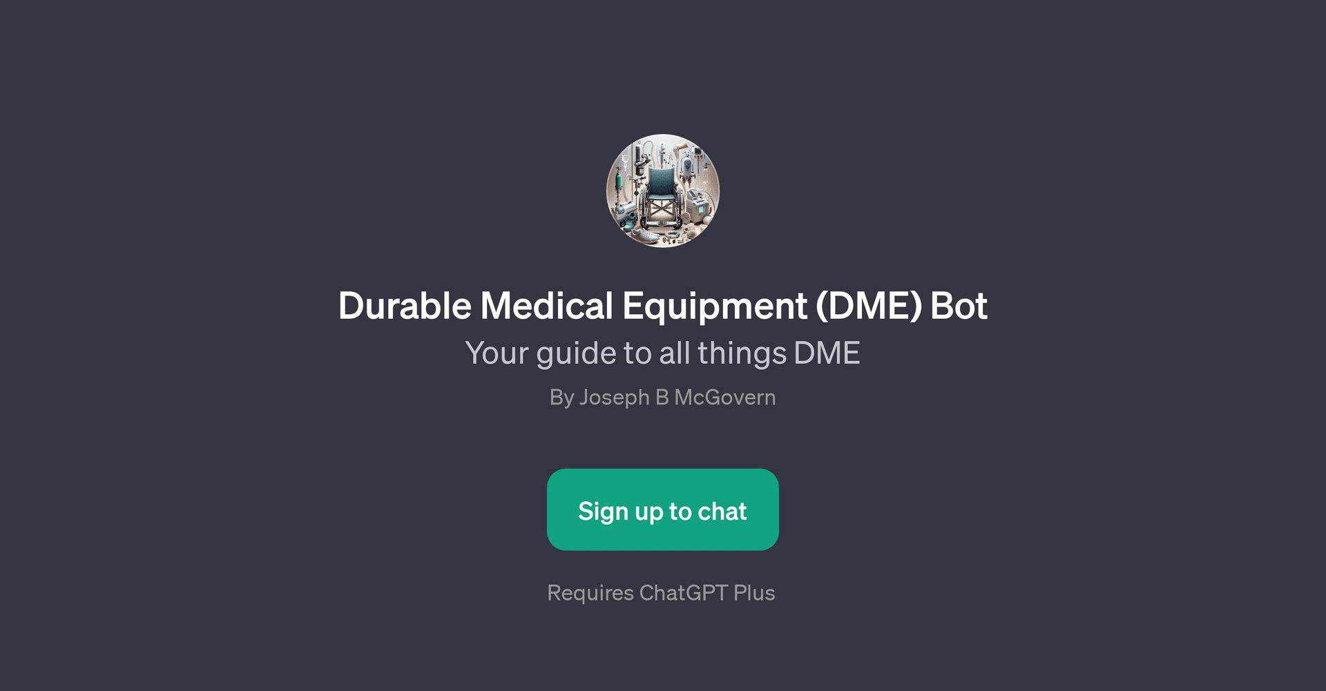 Durable Medical Equipment (DME) Bot