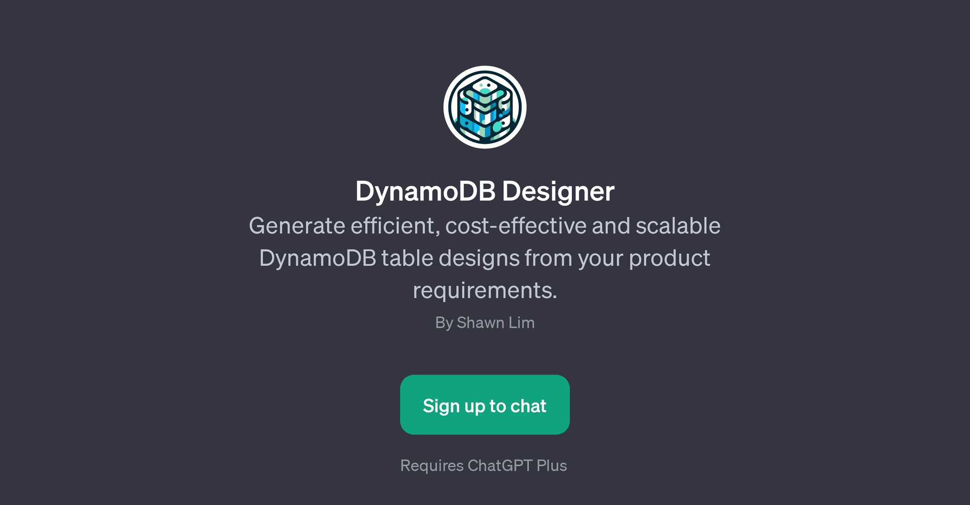 DynamoDB Designer