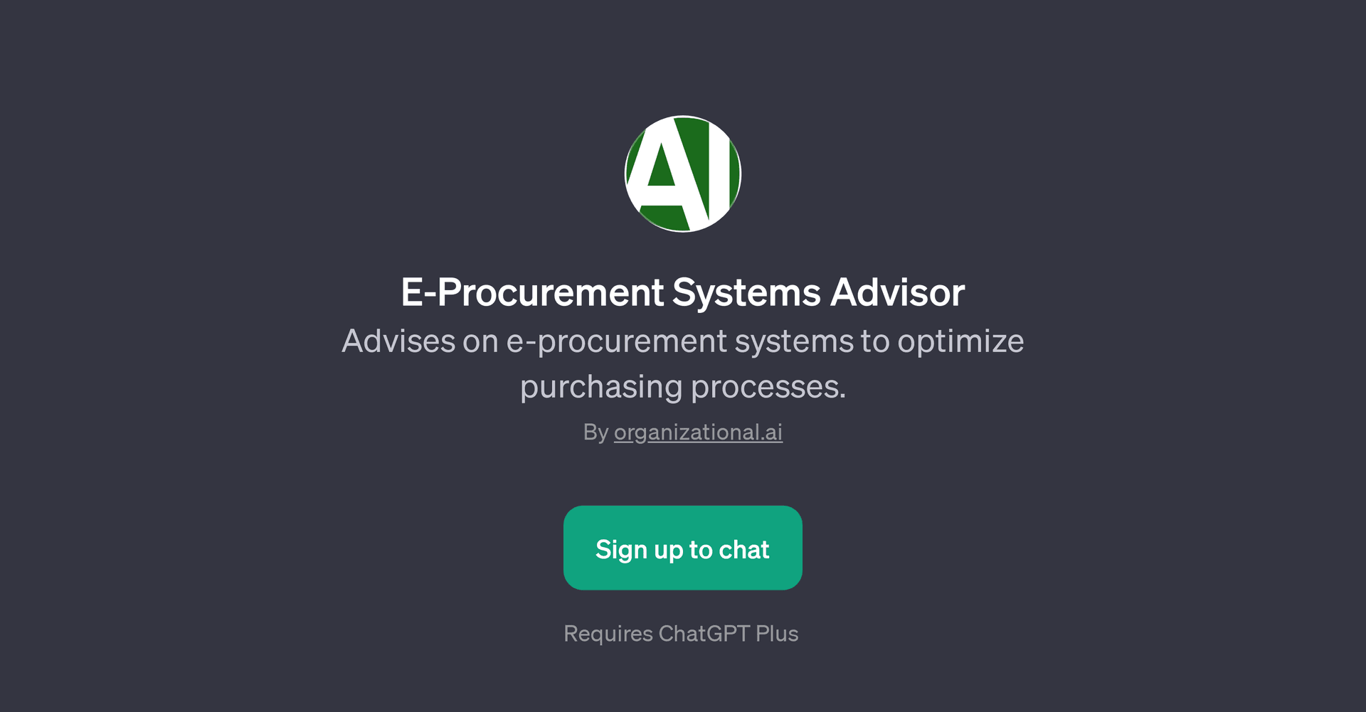 E-Procurement Systems Advisor