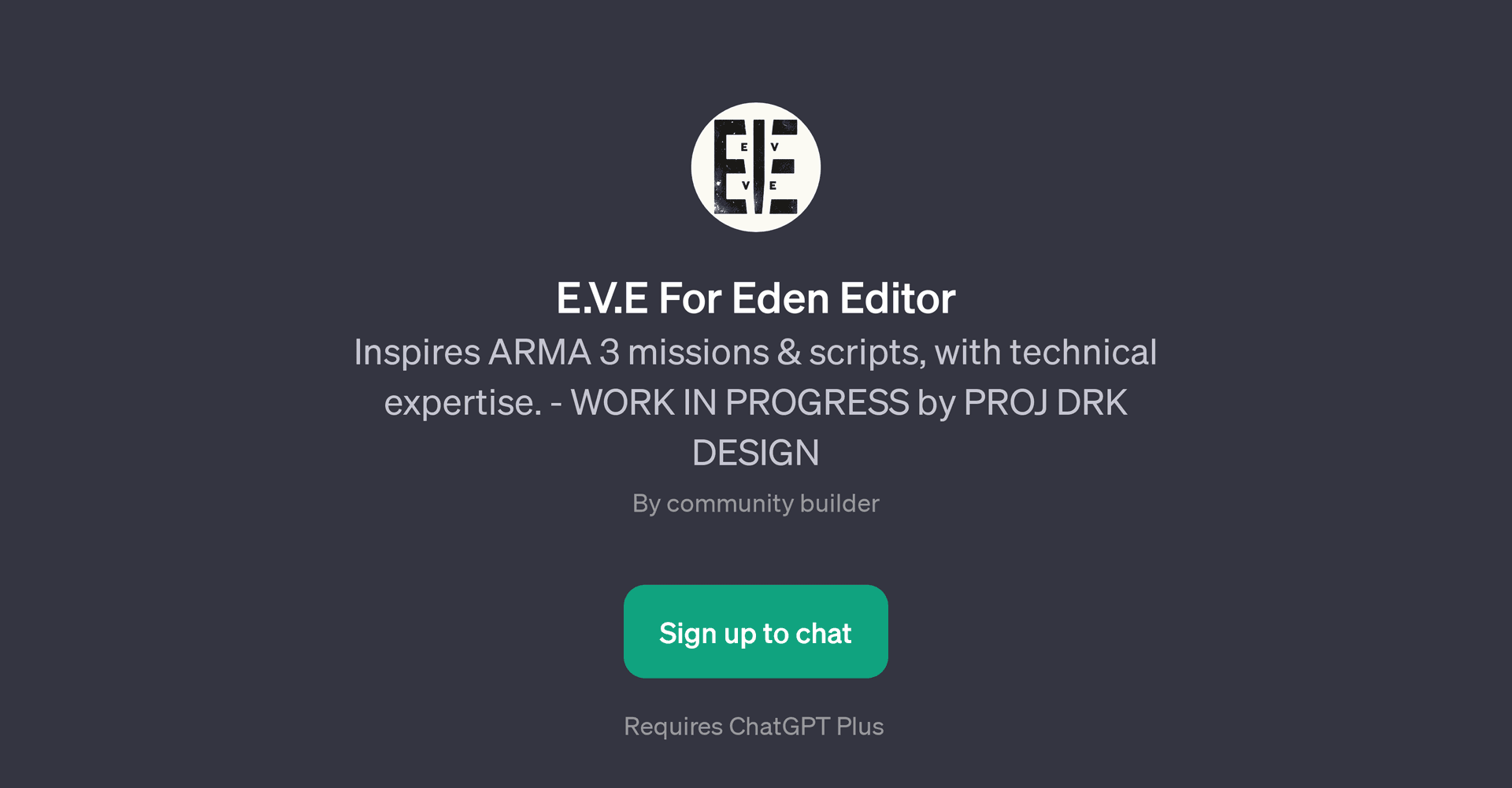 E.V.E For Eden Editor