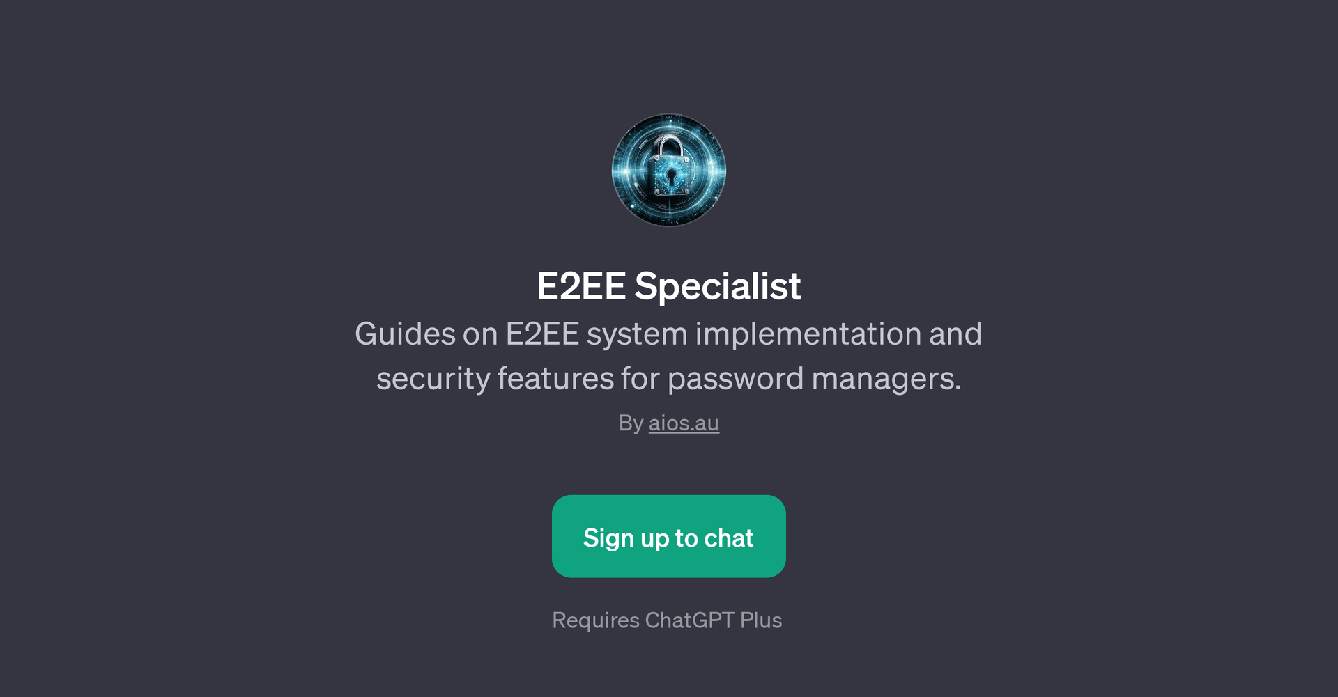 E2EE Specialist