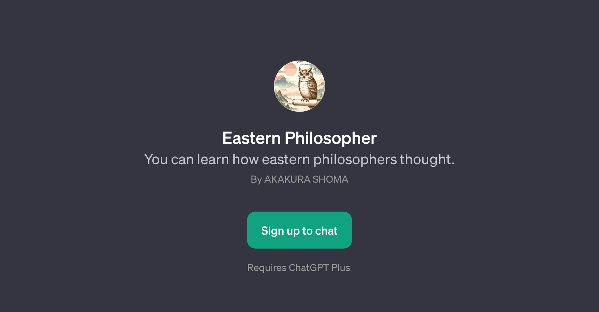 Eastern Philosopher