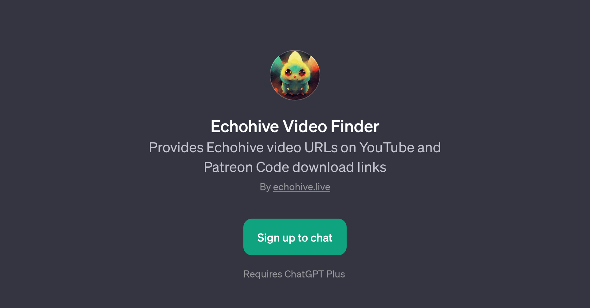 Echohive Video Finder