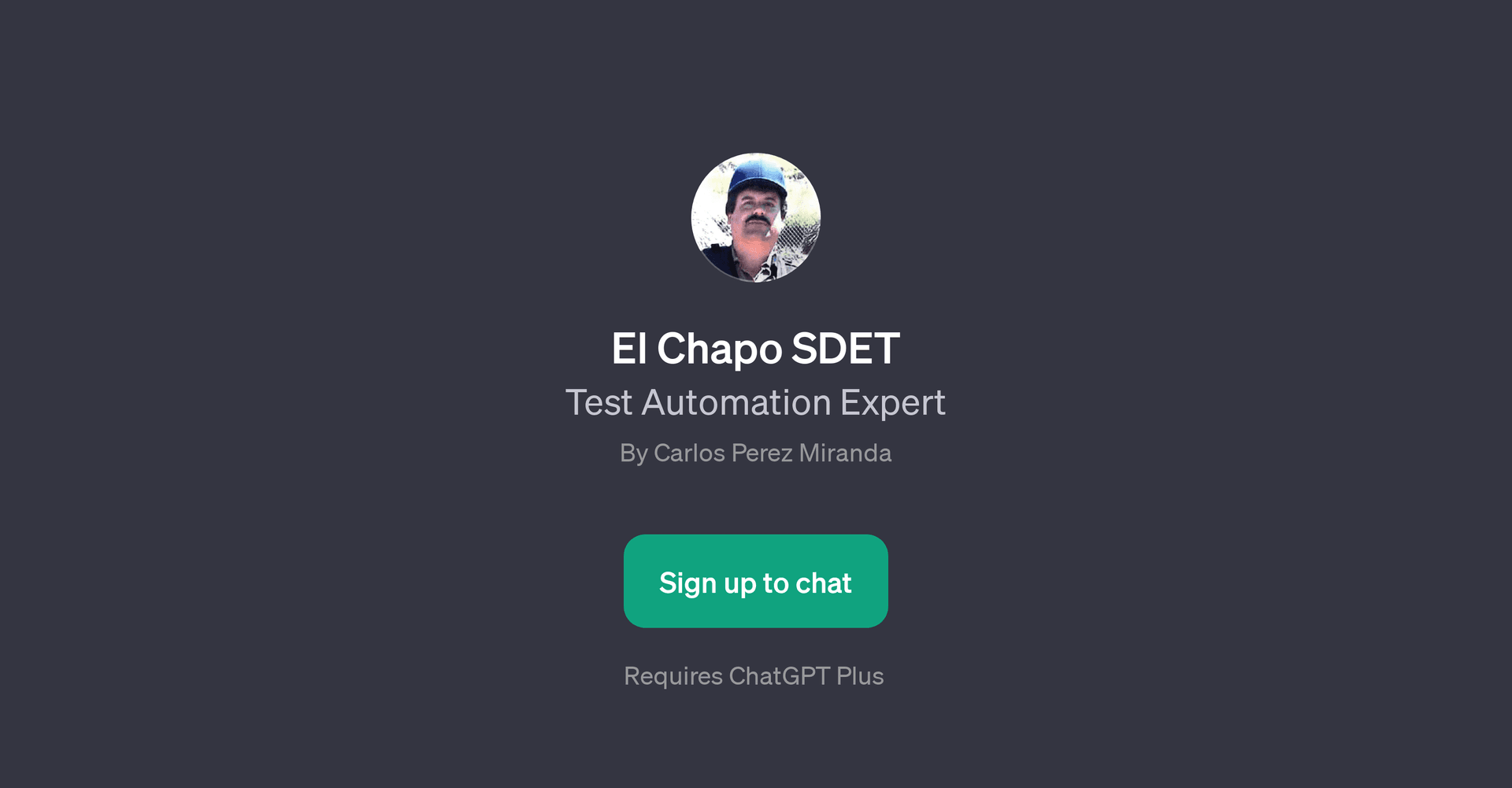El Chapo SDET