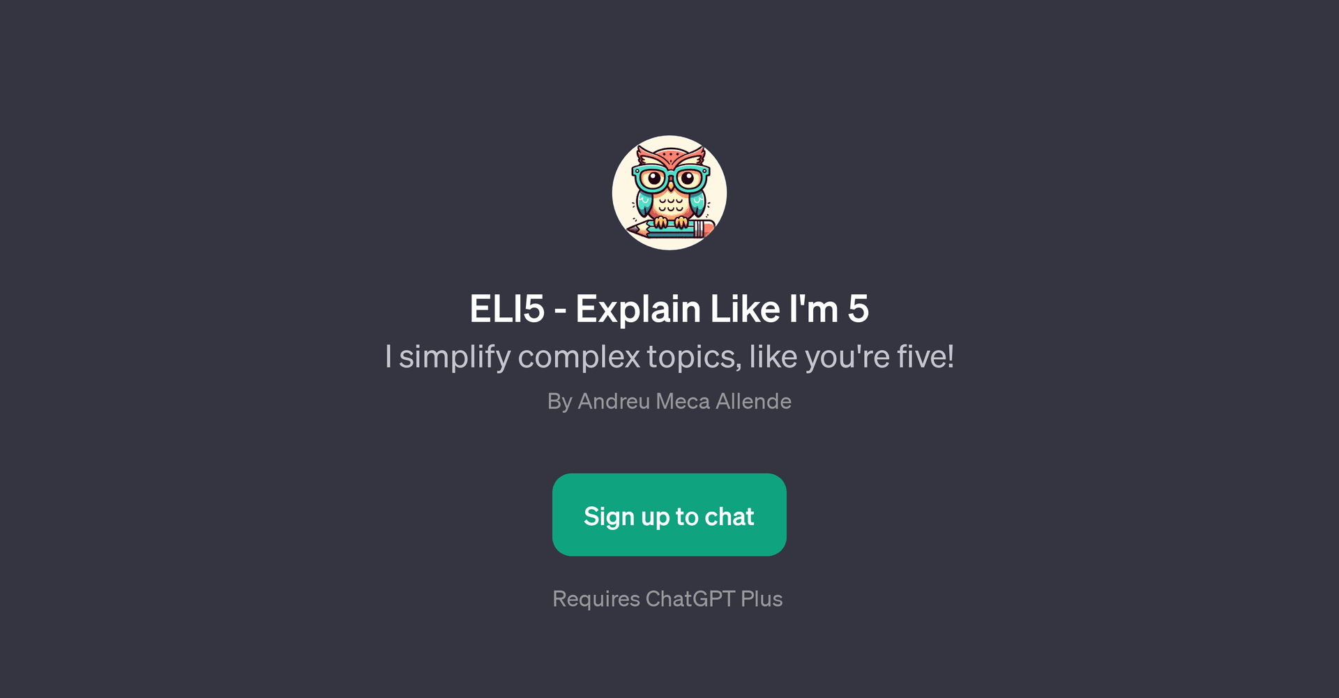 ELI5 - Explain Like I'm 5