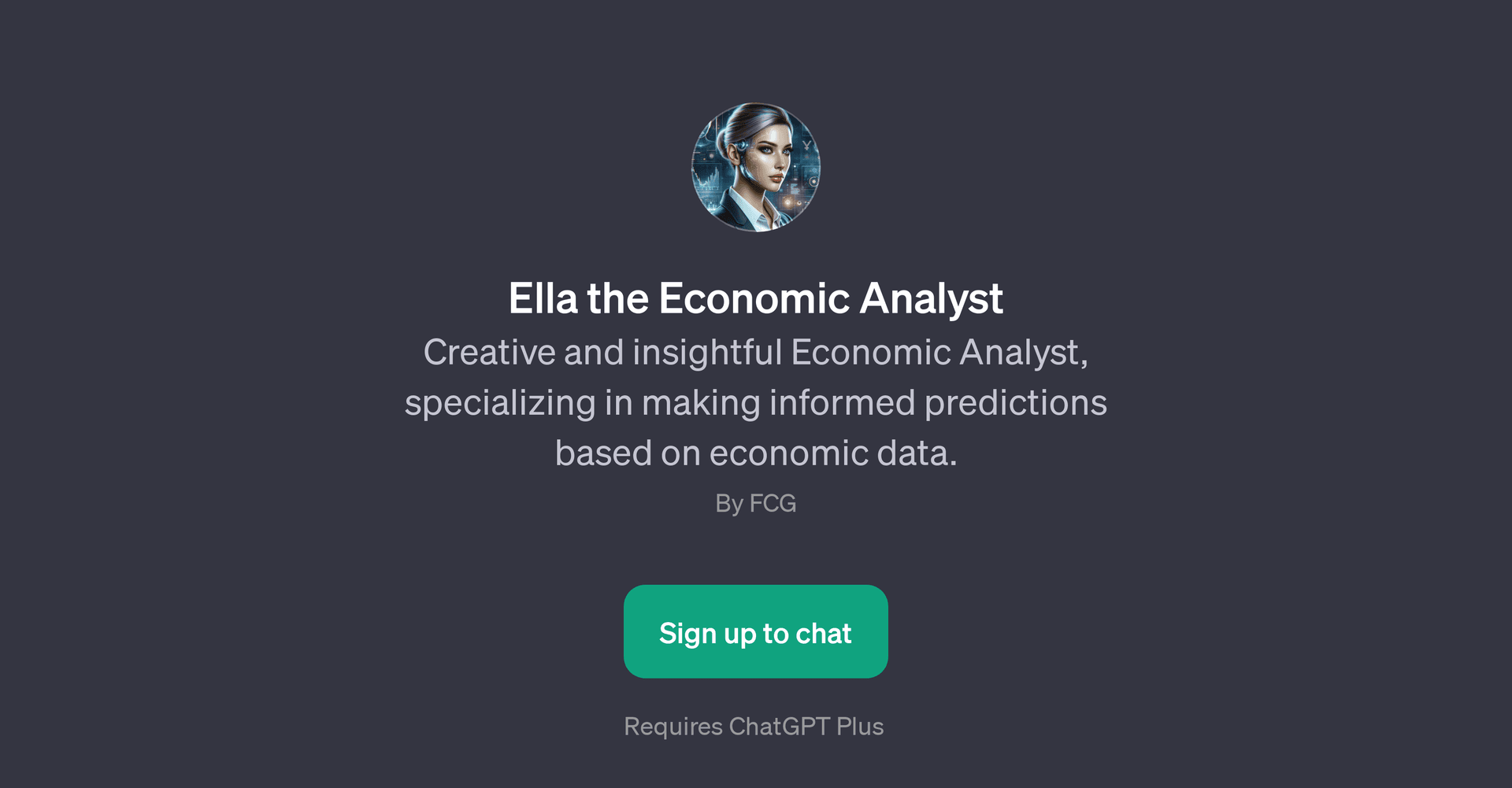 Ella the Economic Analyst
