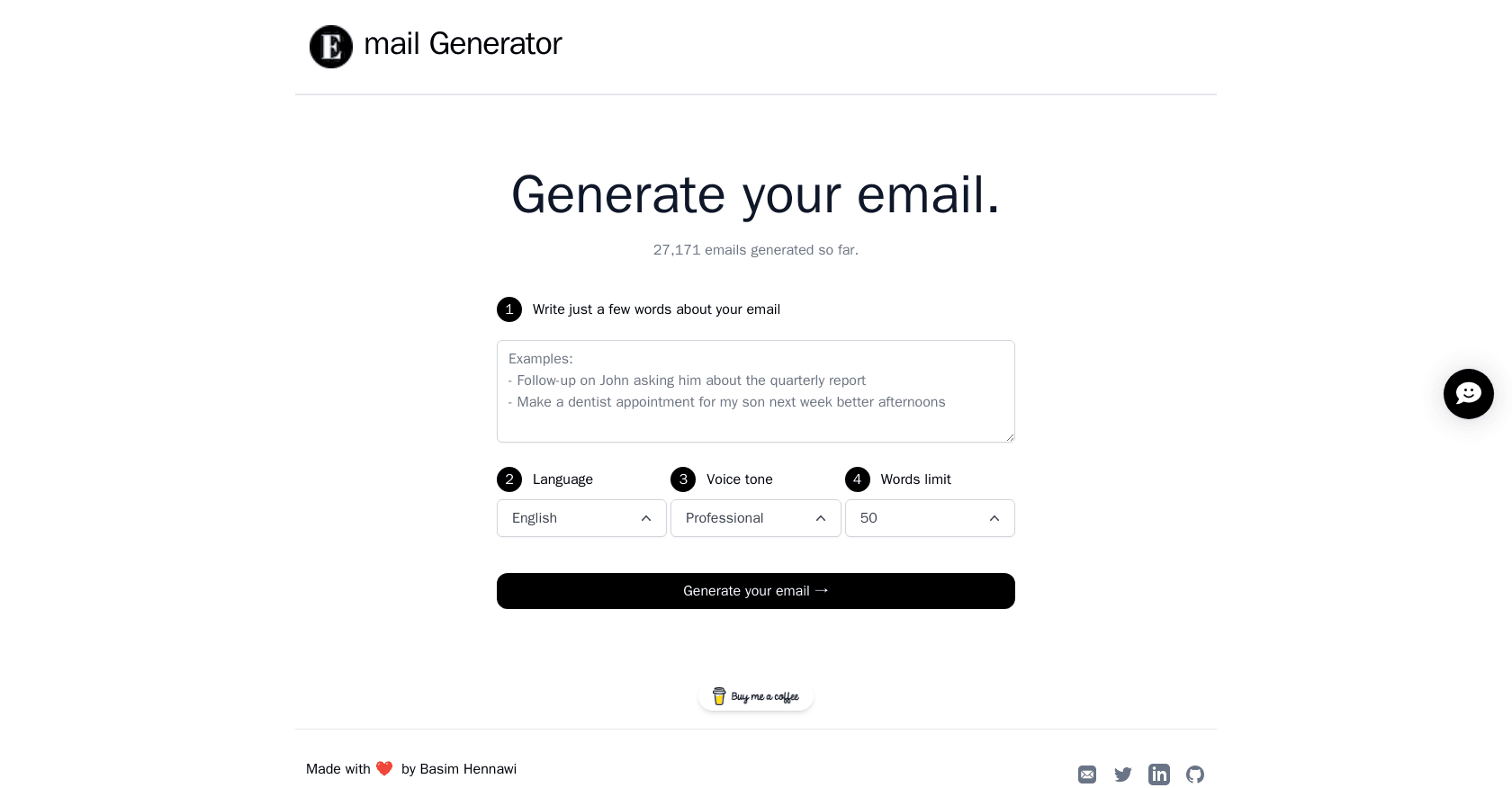 Email Generator