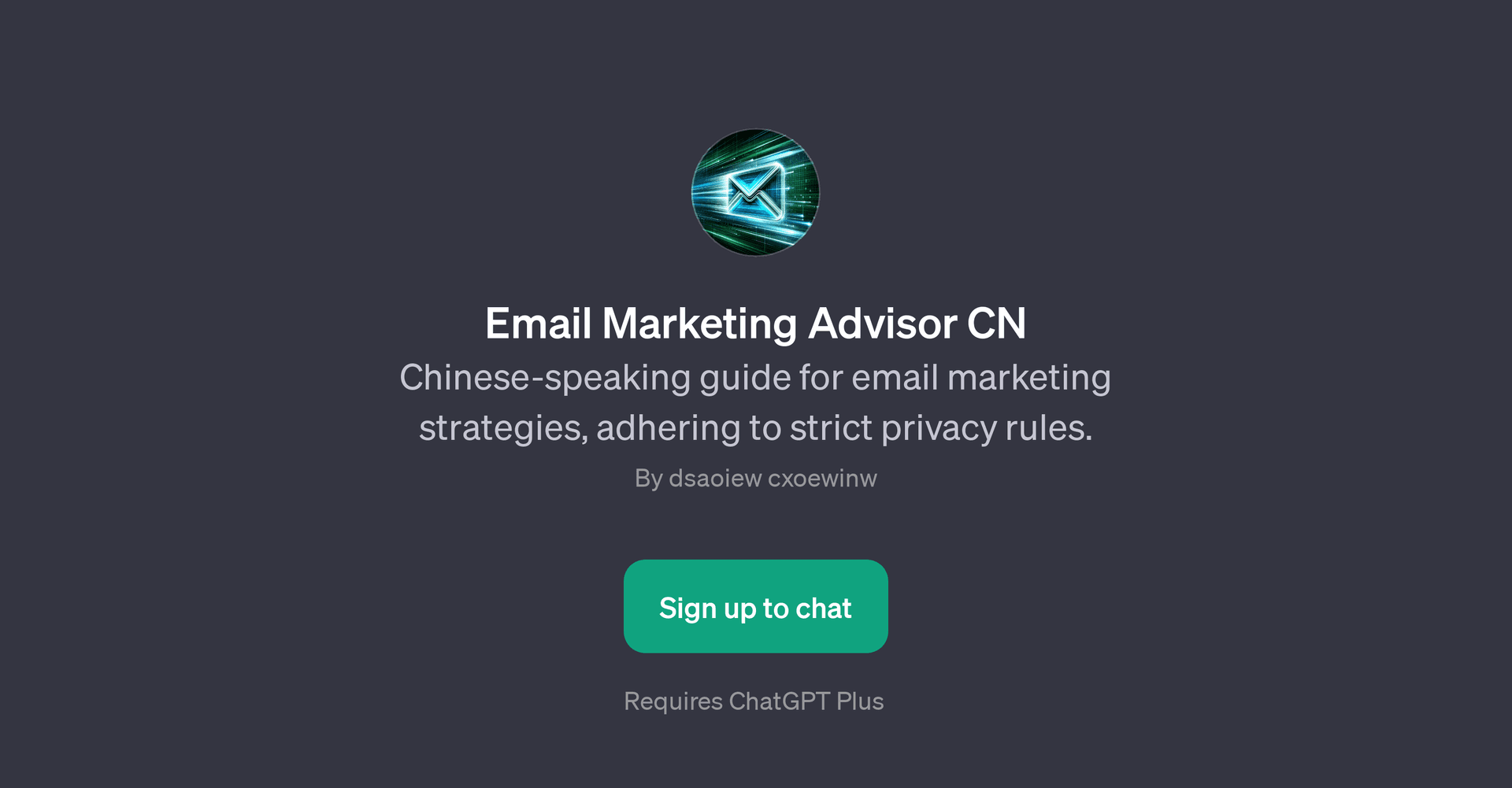 Email Marketing Advisor CN