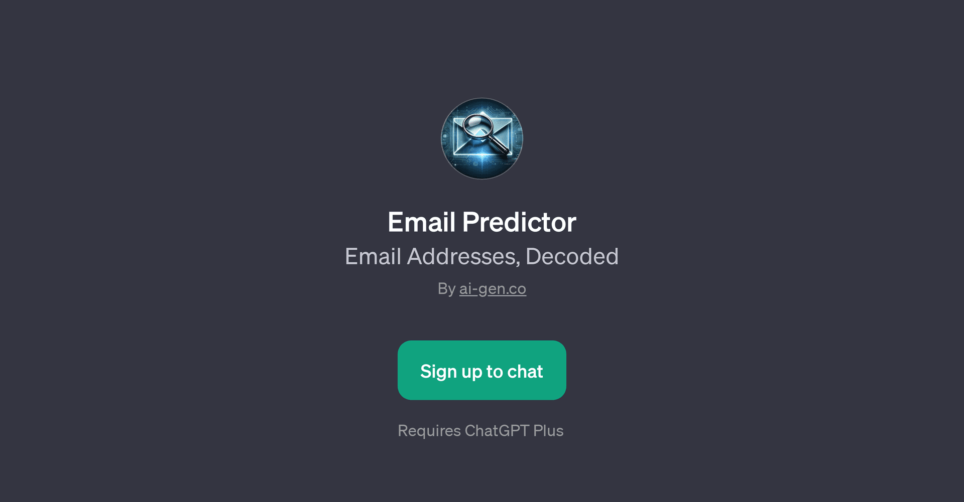 Email Predictor