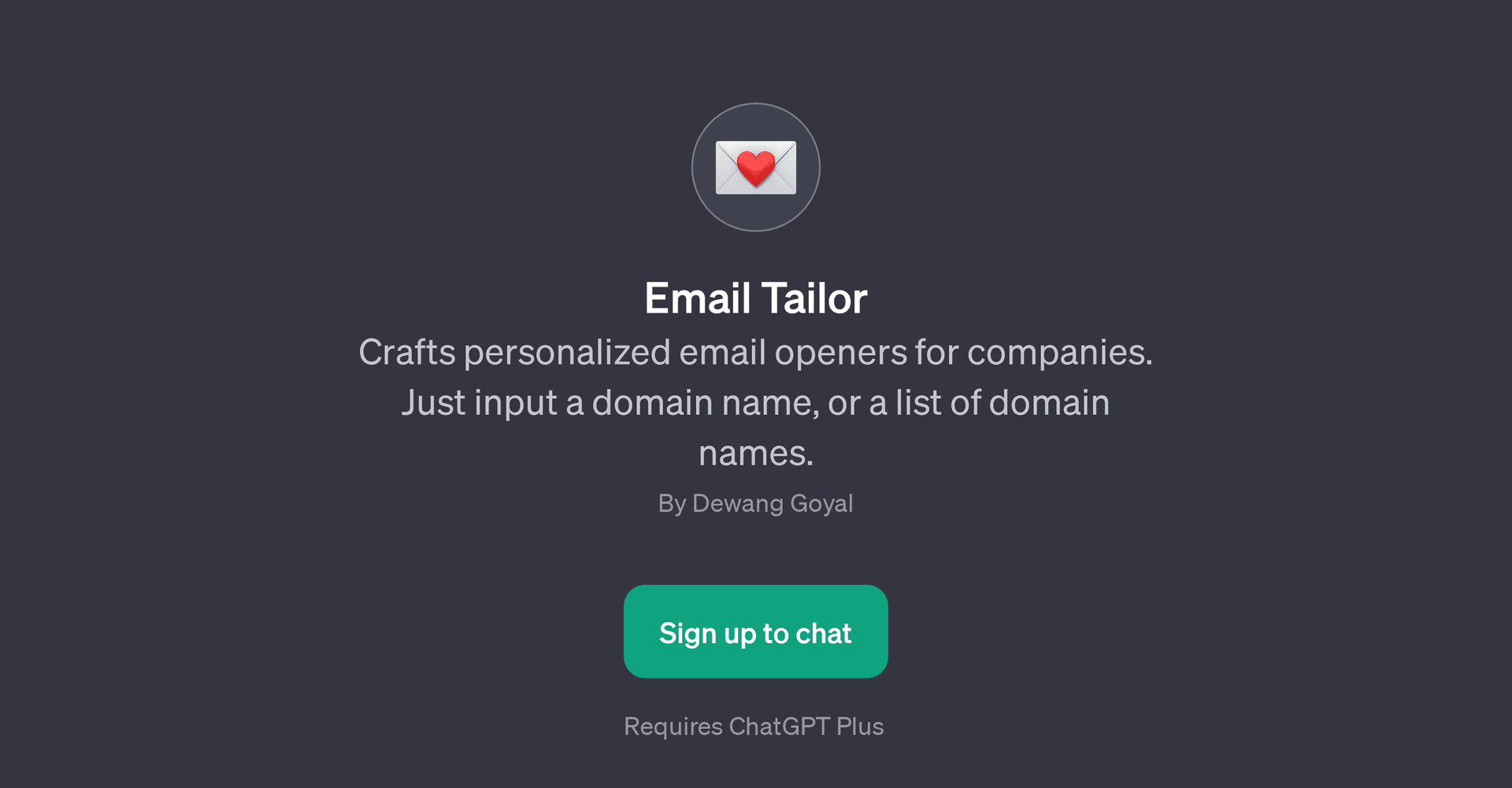 Email Tailor