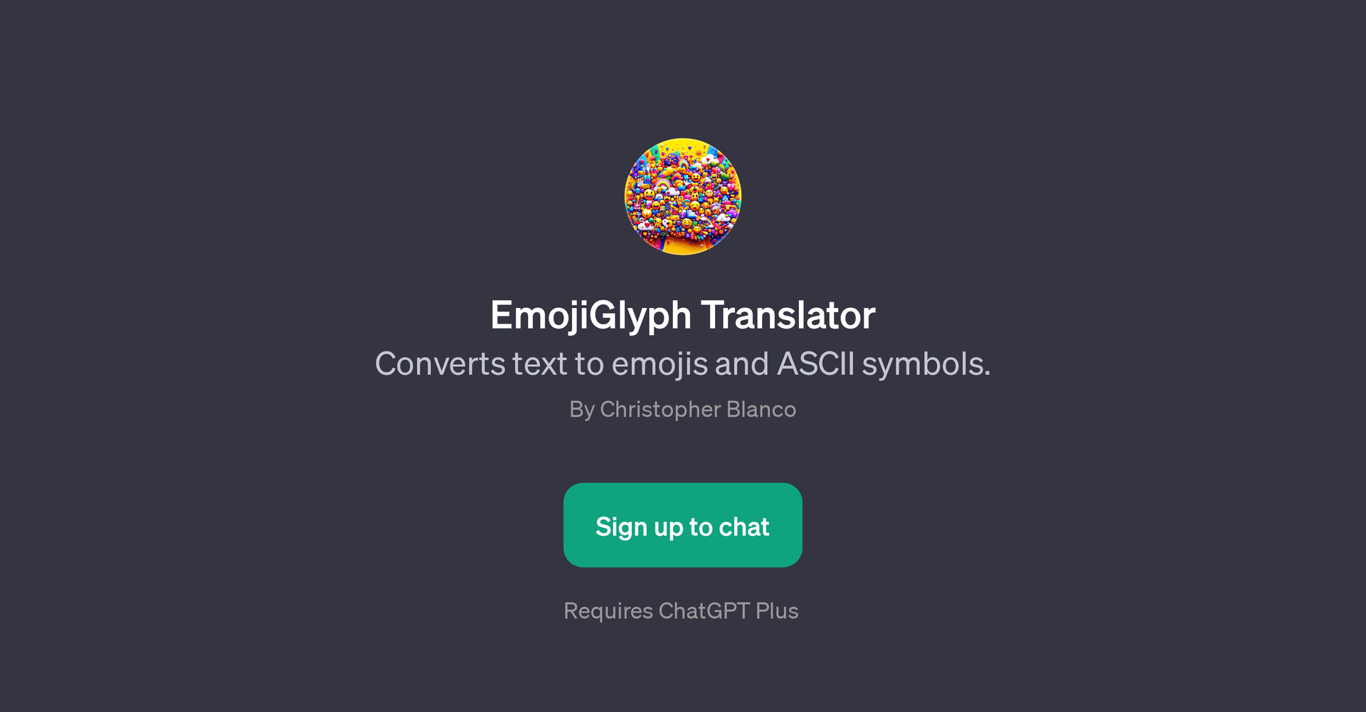 EmojiGlyph Translator