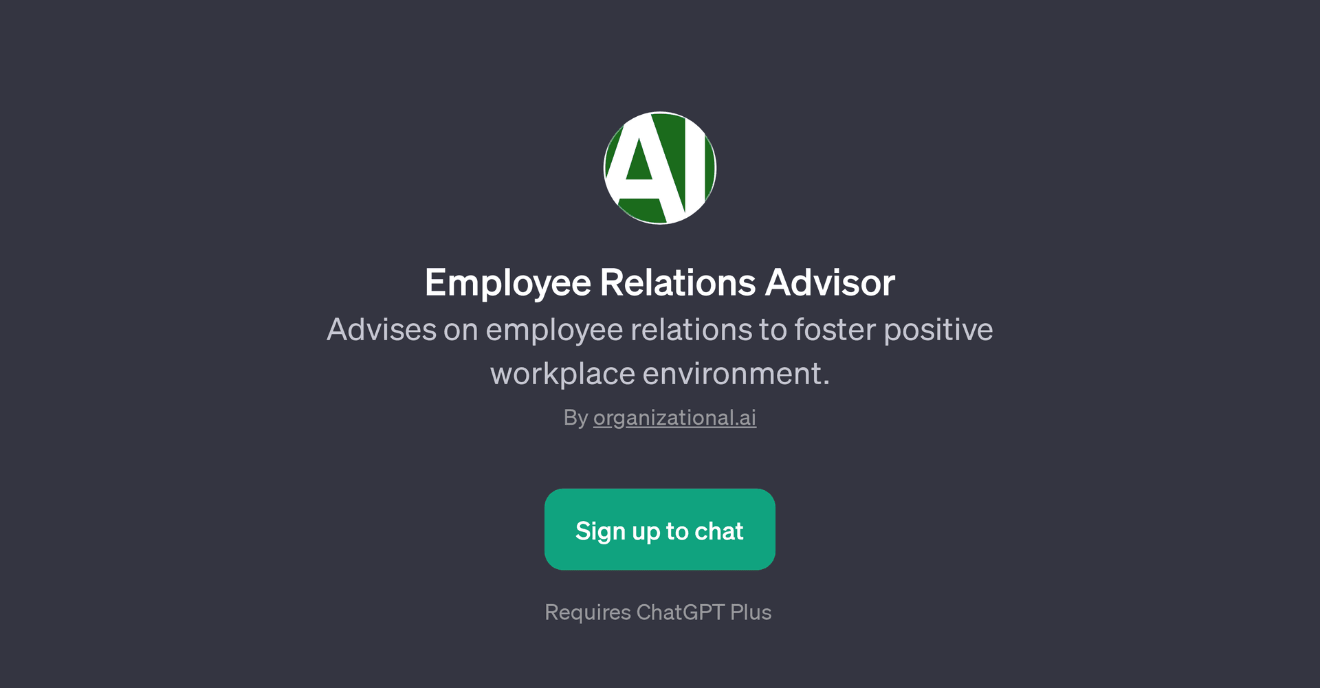Employee Relations Advisor