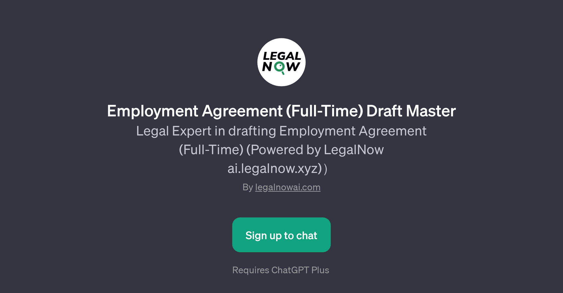 Employment Agreement (Full-Time) Draft Master