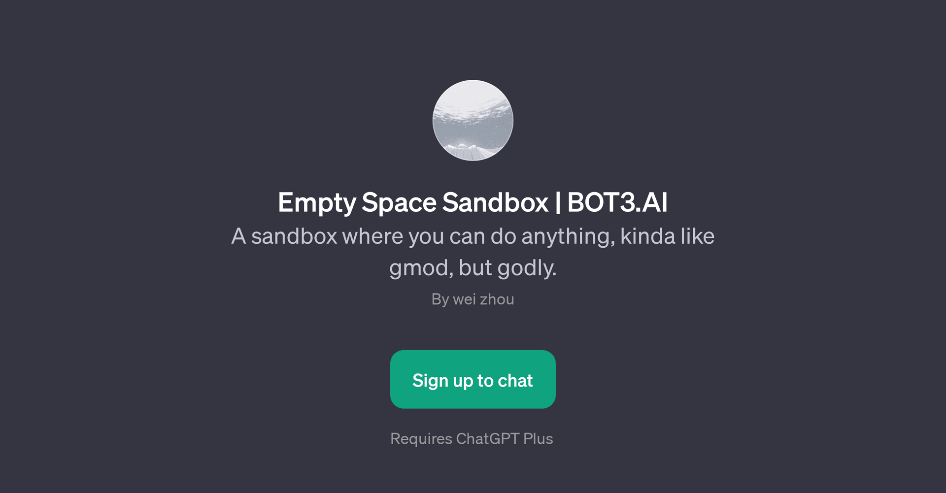 Empty Space Sandbox