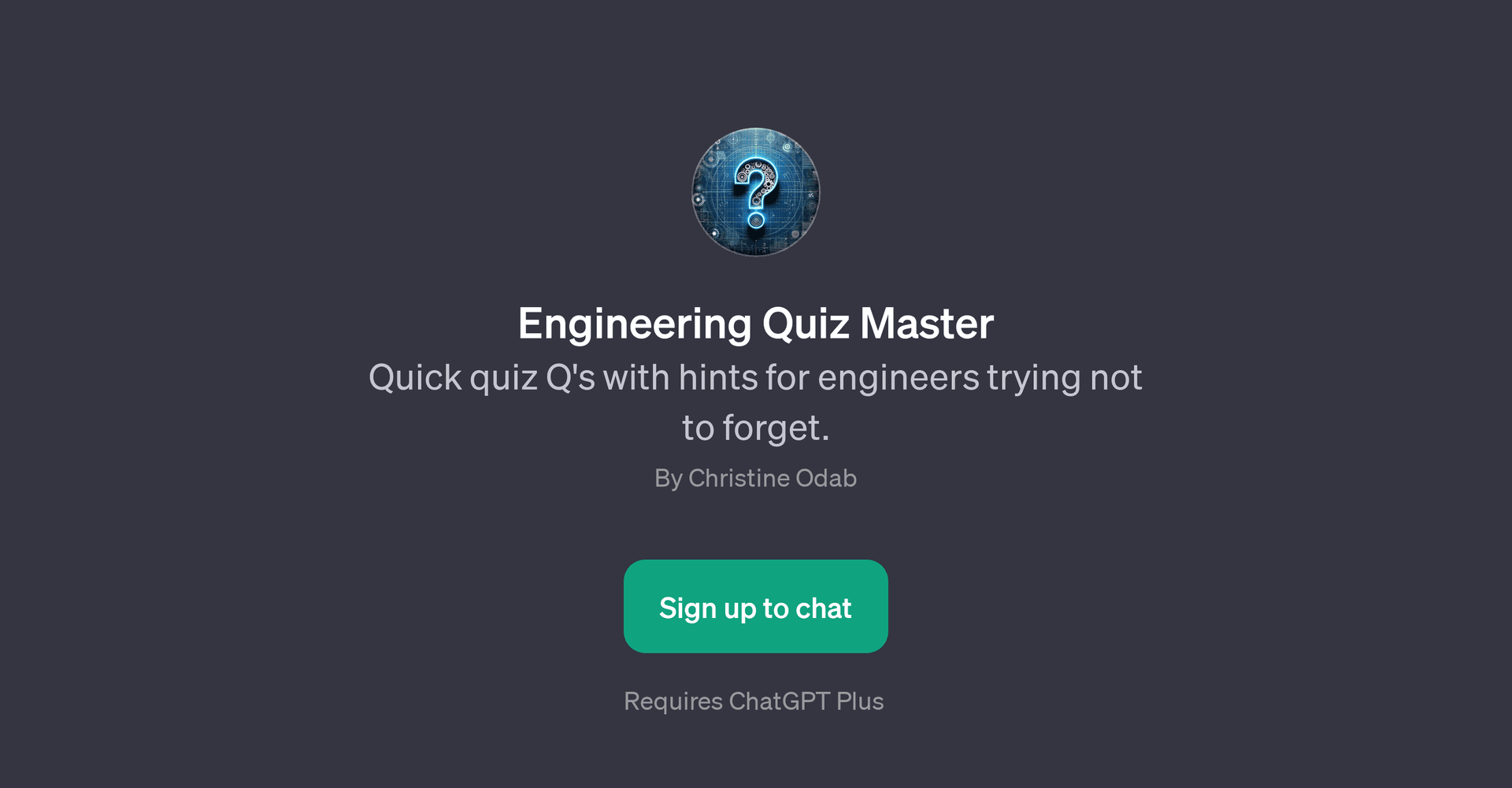 Engineering Quiz Master