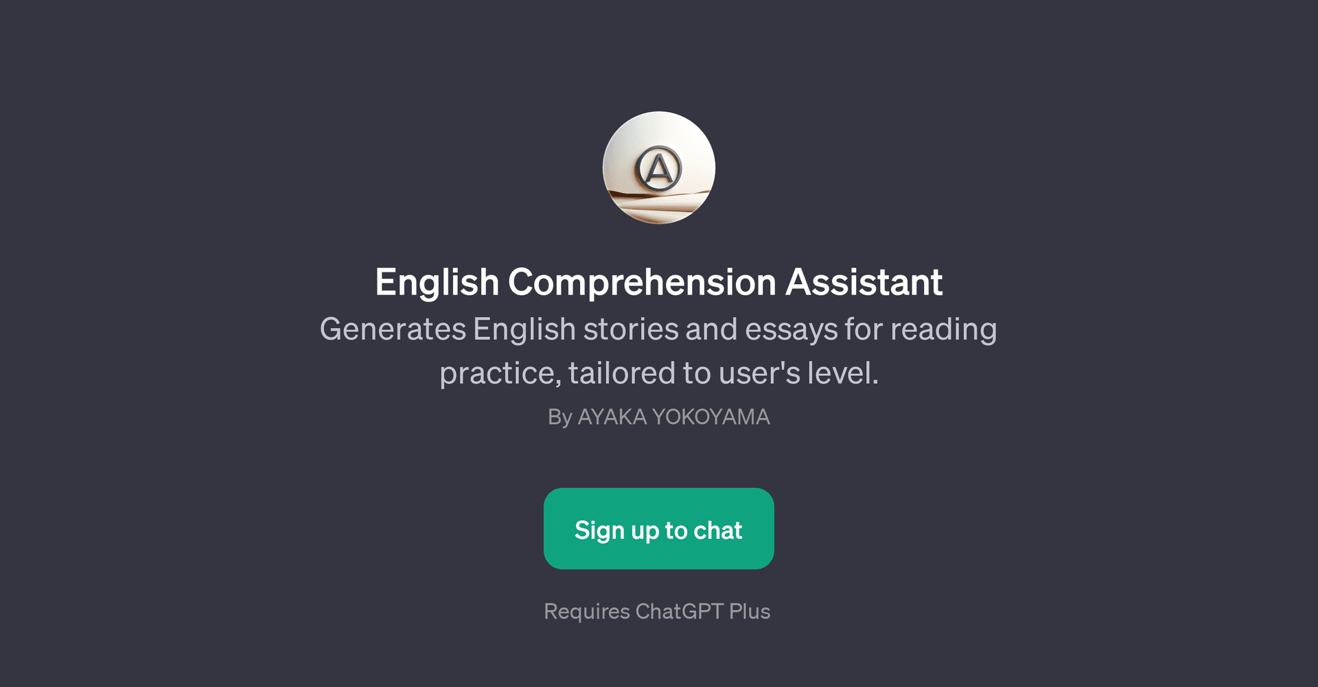 English Comprehension Assistant