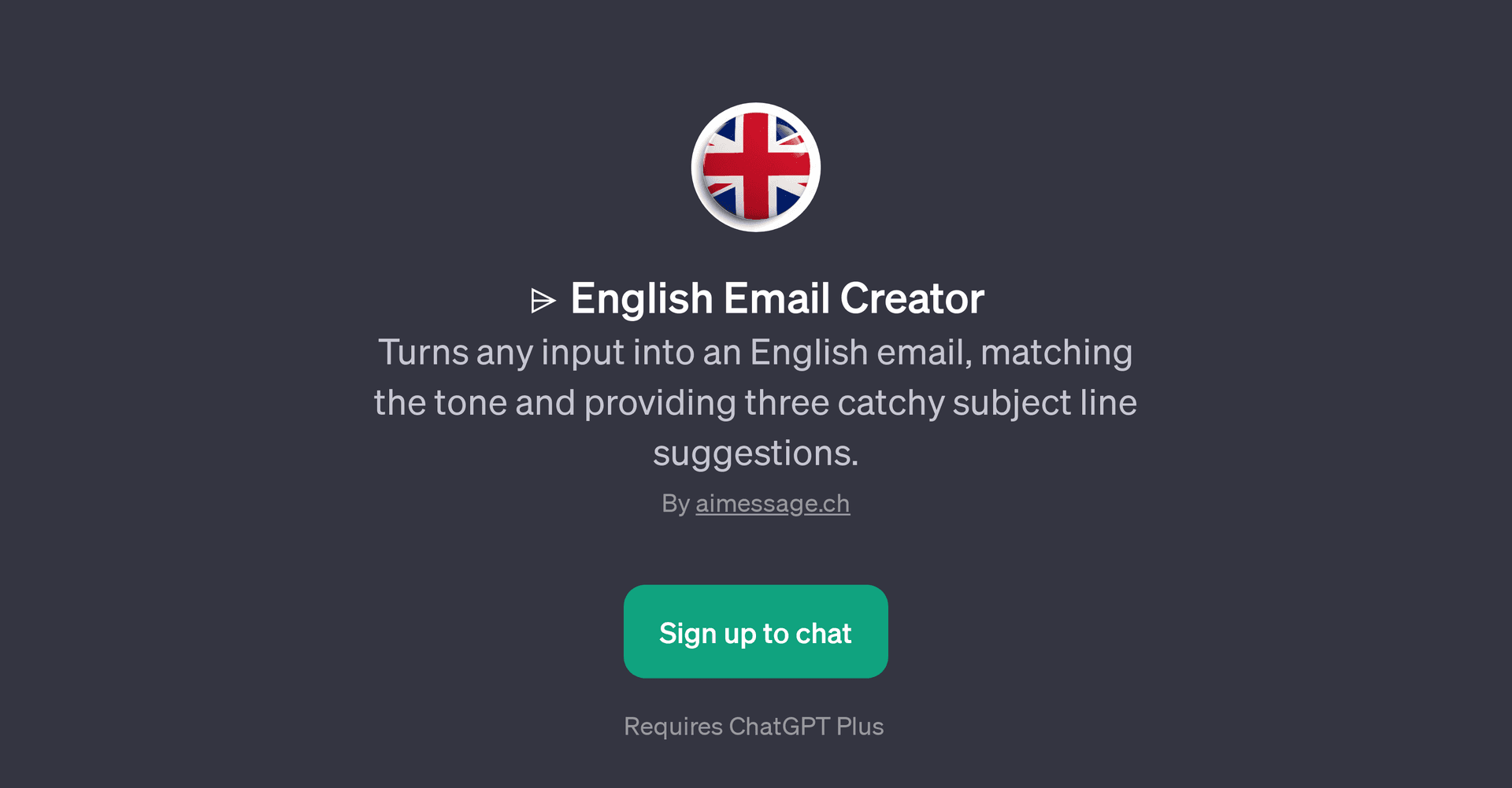 English Email Creator