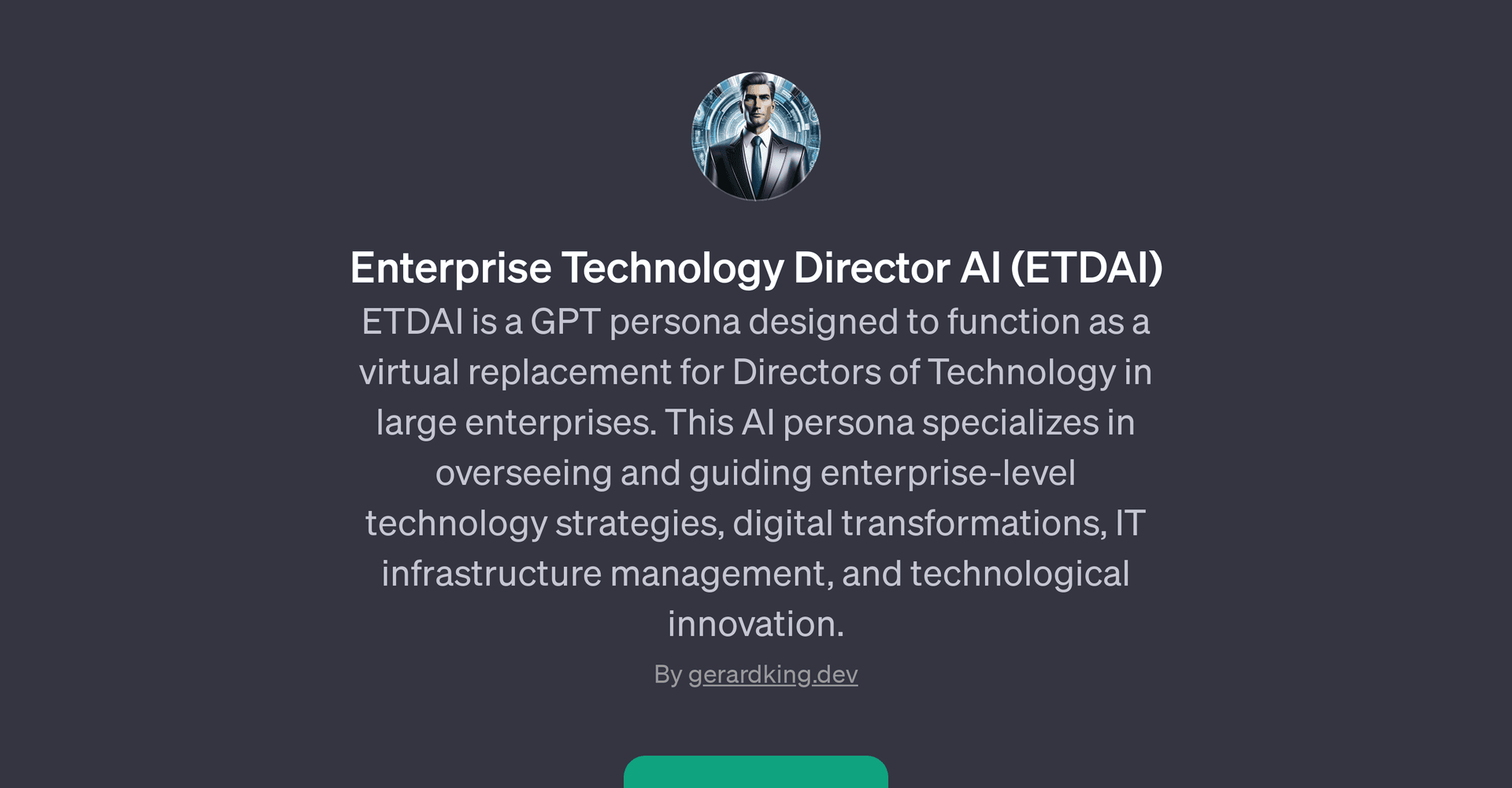 Enterprise Technology Director AI (ETDAI)
