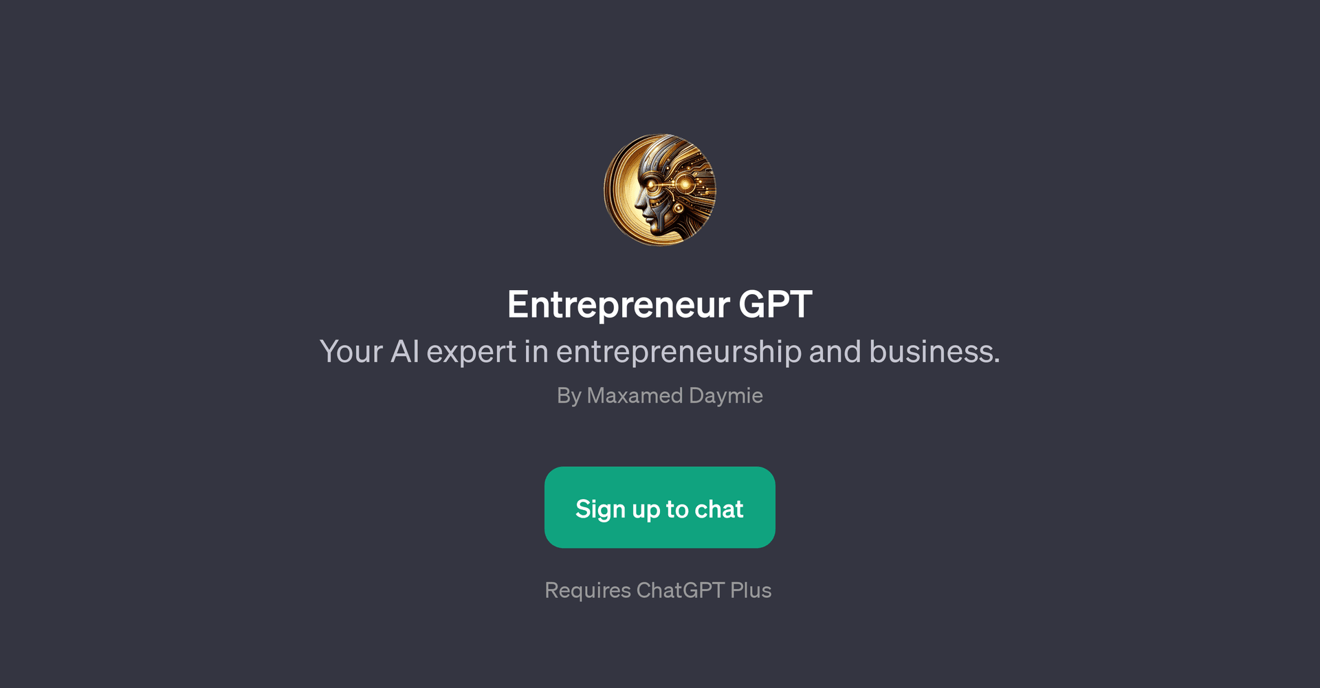 Entrepreneur GPT