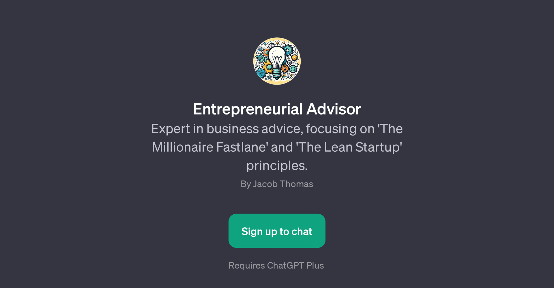 Entrepreneurial Advisor