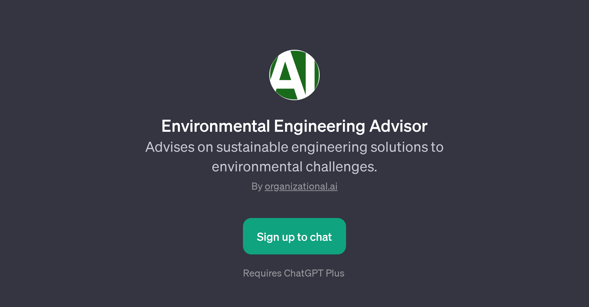 Environmental Engineering Advisor