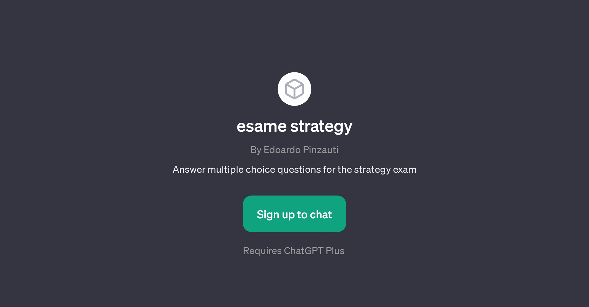 Esame strategy