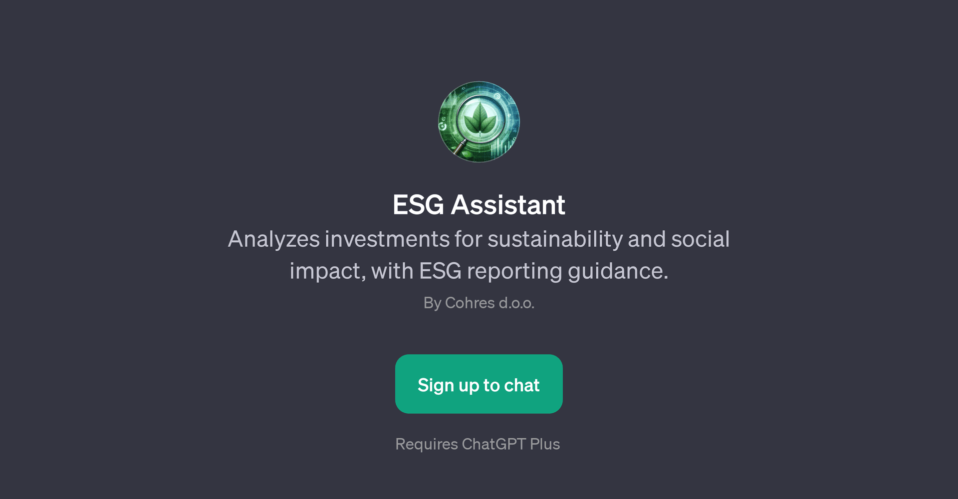 ESG Assistant