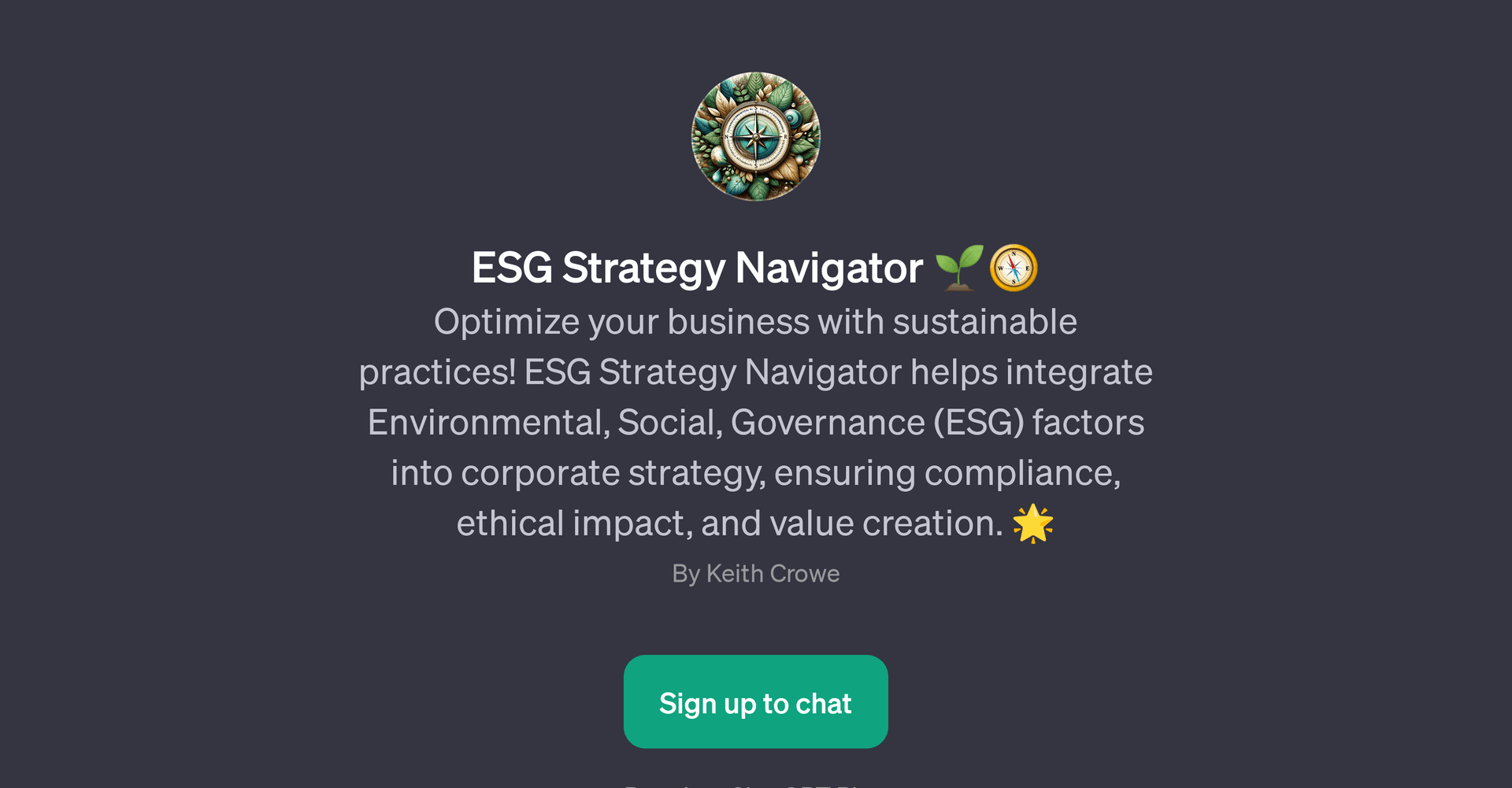 ESG Strategy Navigator