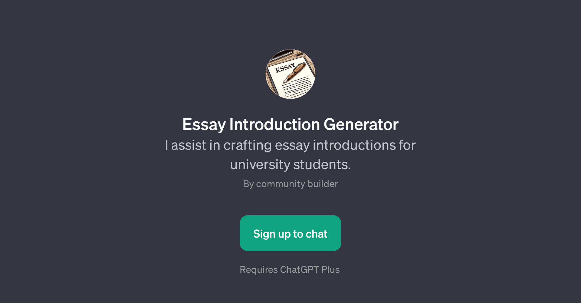 Essay Introduction Generator