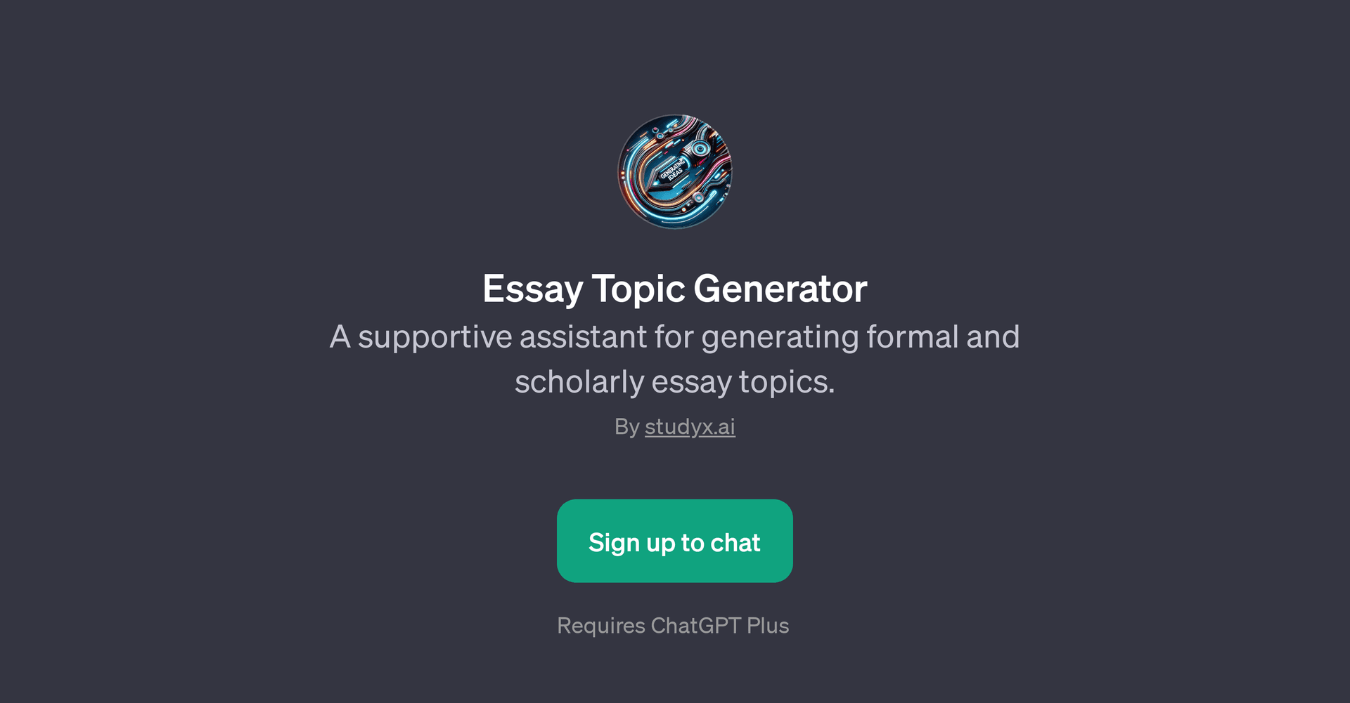 Essay Topic Generator