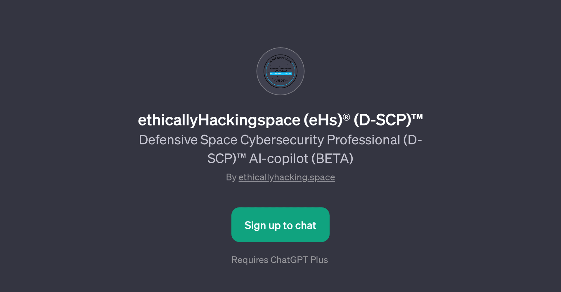 ethicallyHackingspace (eHs) D-SCP AI-copilot