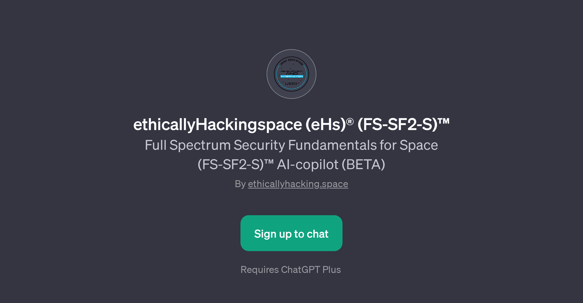 ethicallyHackingspace (eHs) (FS-SF2-S)