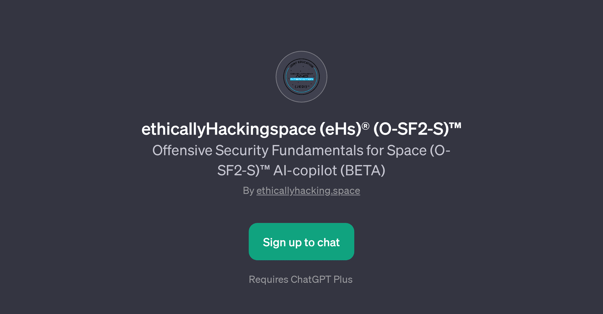 ethicallyHackingspace (eHs) (O-SF2-S)